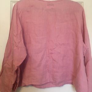 Flax Linen Lagenlook Blouse